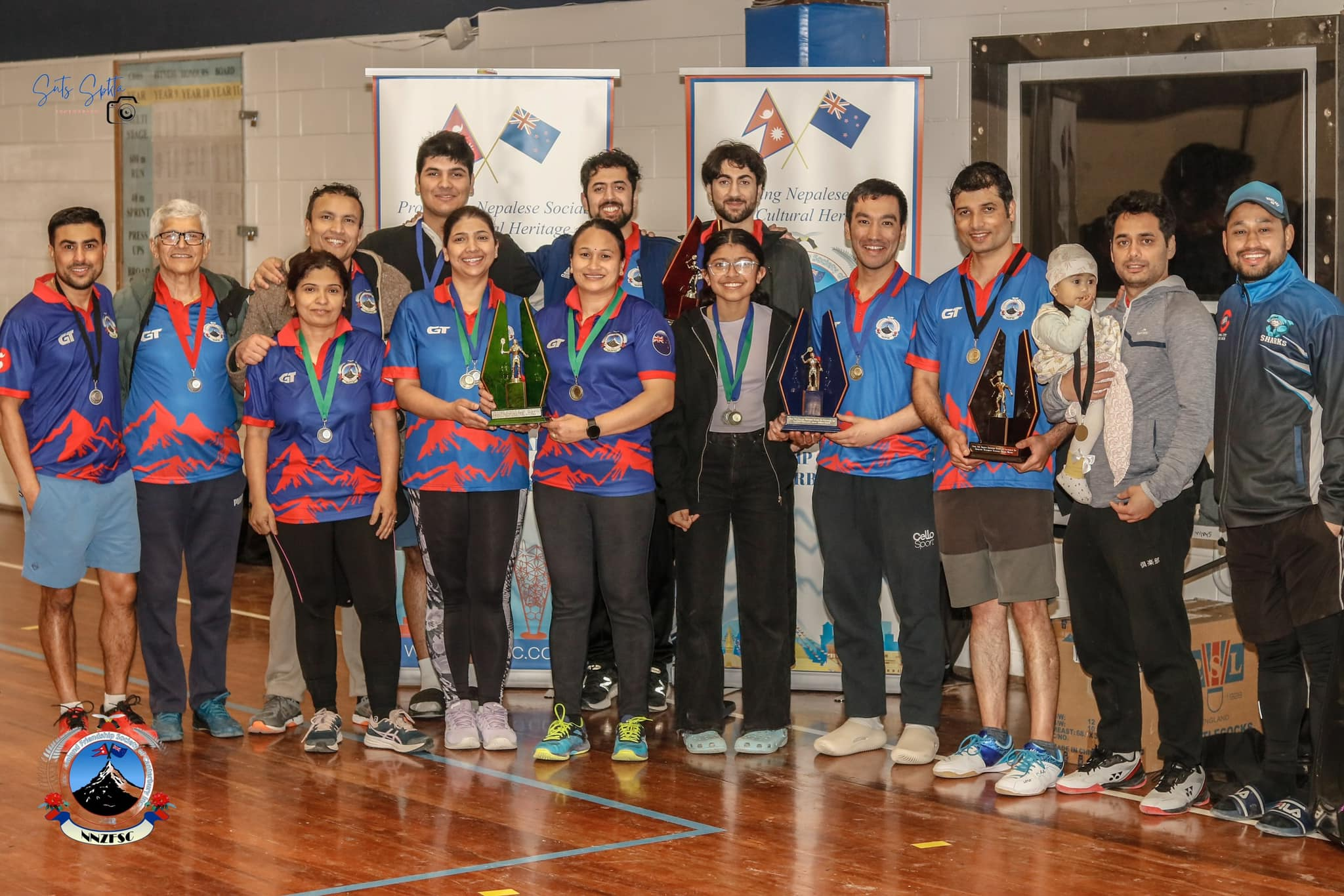 Protech Badminton tournament day 1